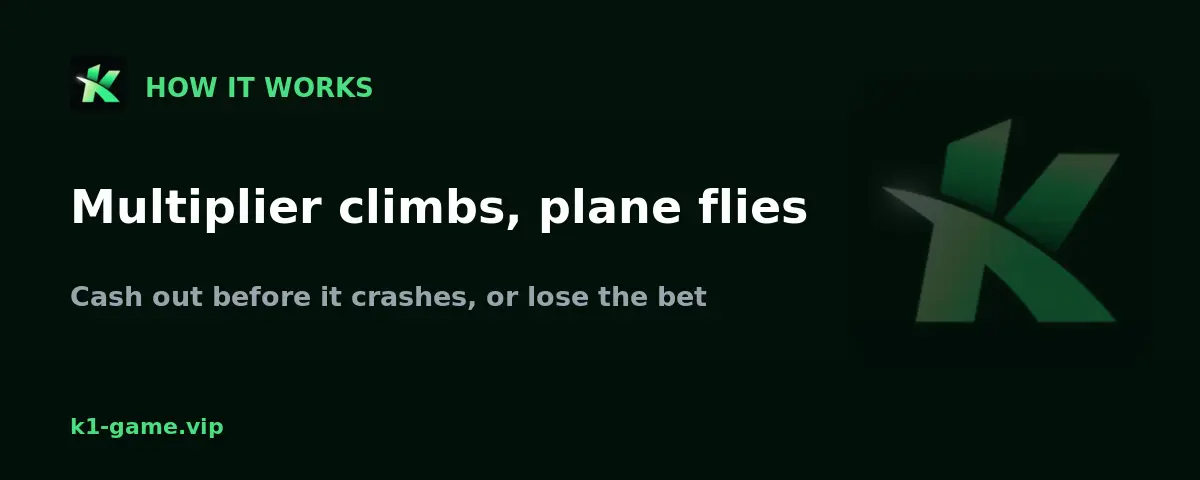 How Aviator works - multiplier climbs, plane flies, cash out before it crashes