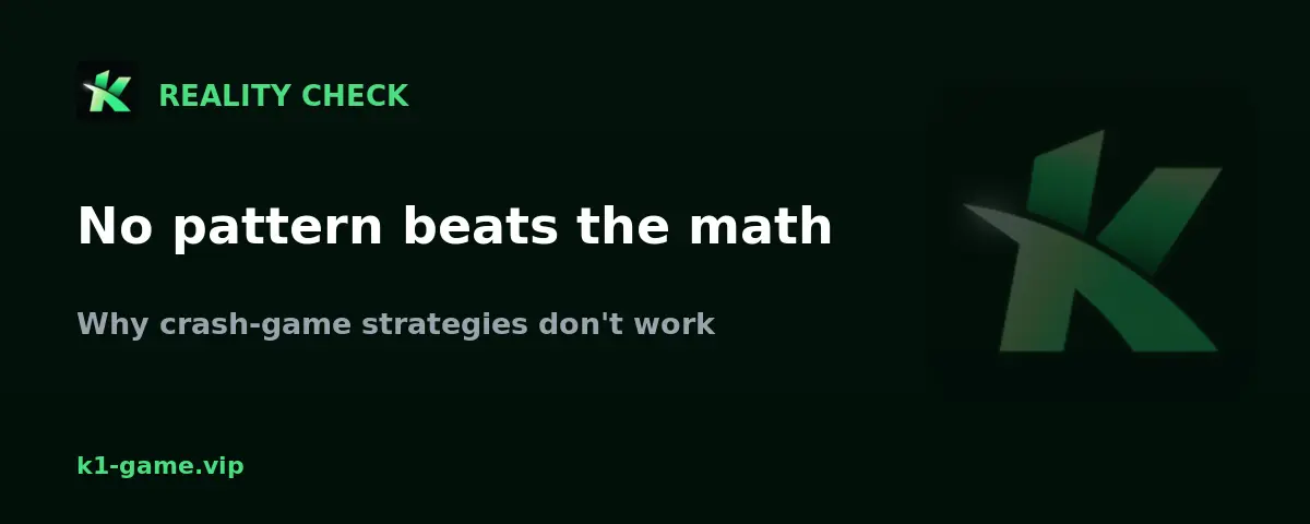 Why Aviator betting strategies don't work - no pattern beats the math