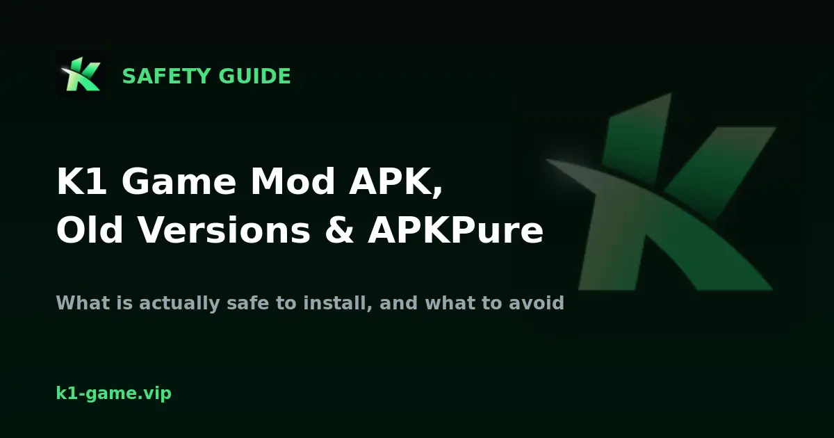K1 Game Mod APK: Unlimited Money Real or Fake?